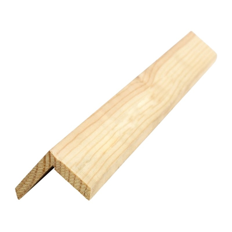 Уголок деревянный плоский, сращенный, сорт Экстра, 5х50х50х2500 мм