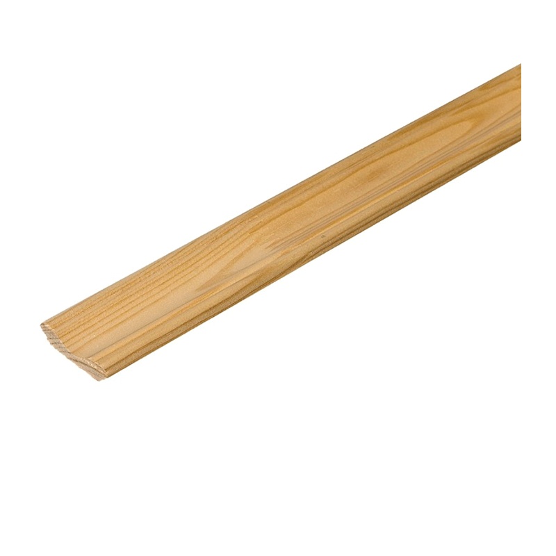 Плинтус деревянный плоский, сращенный, сорт Экстра, 11х60х2500 мм